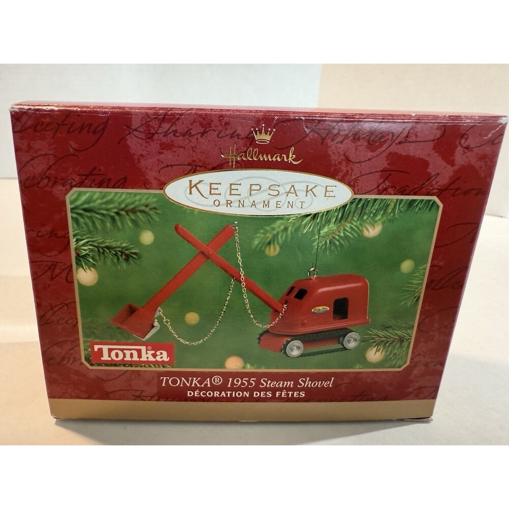 Hallmark Ornament 2001 Tonka 1955 Steam Shovel Keepsake Ornament New In A‎ Box